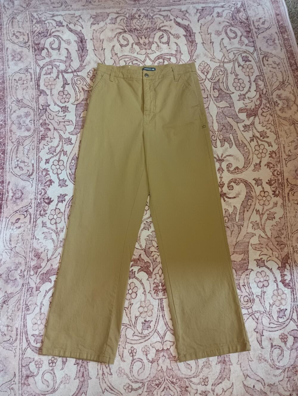 Toad Co Earthworks High Rise Pant Women's 8 Mantis Straight Leg Cotton Lyocell